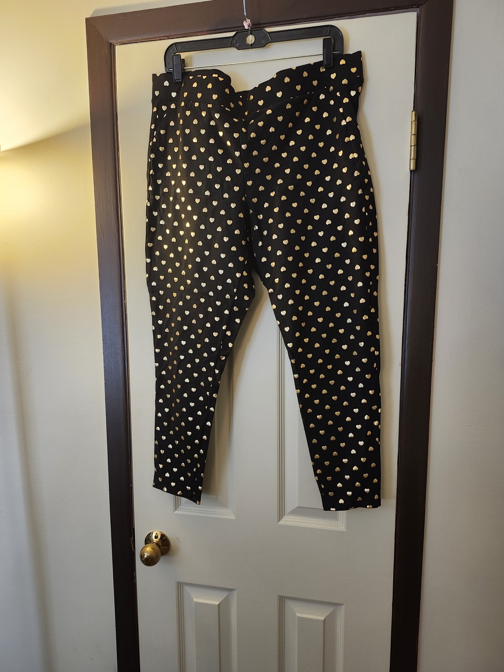 Torrid Black Heart-Print Women's Leggings -Size 3